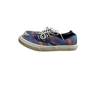 Vans Authentic Aztec Tribal Pattern Sneakers Multi Color Men 5.5 Women 7 Y2K
